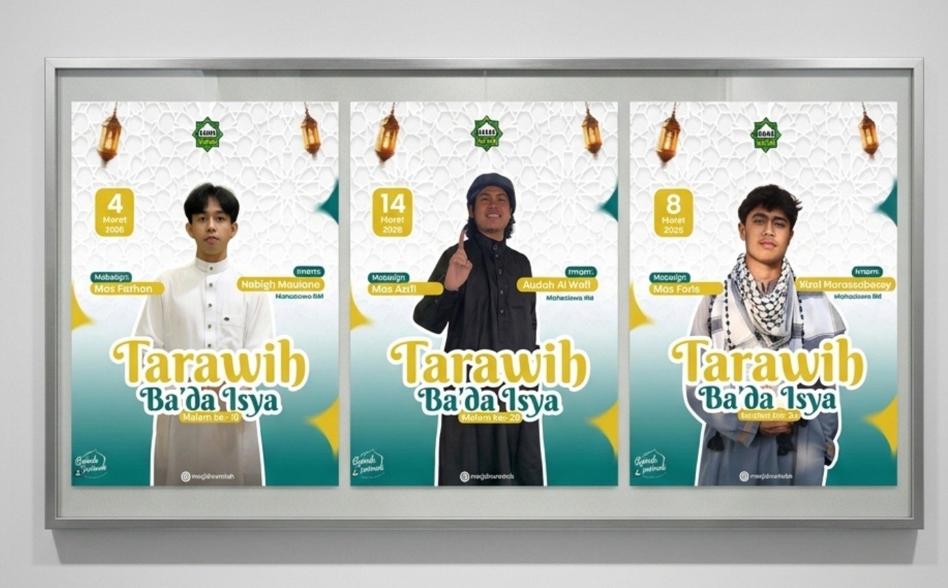 Tak Hanya Jago Kamera, Kuartet Delegasi FDK IIM Buktikan Fasih Pimpin Mihrab Tarawih!